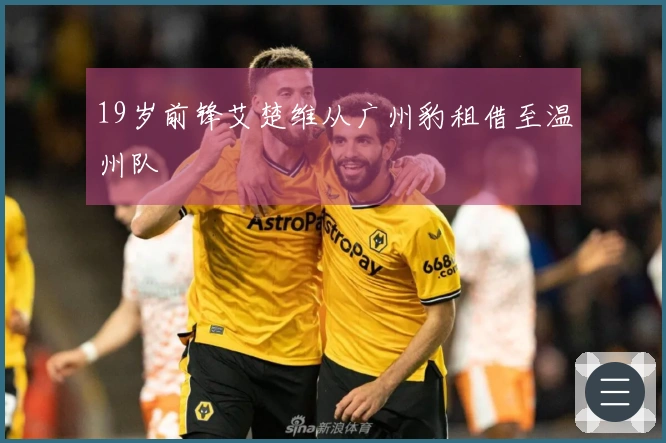 19岁前锋艾楚维从广州豹租借至温州队